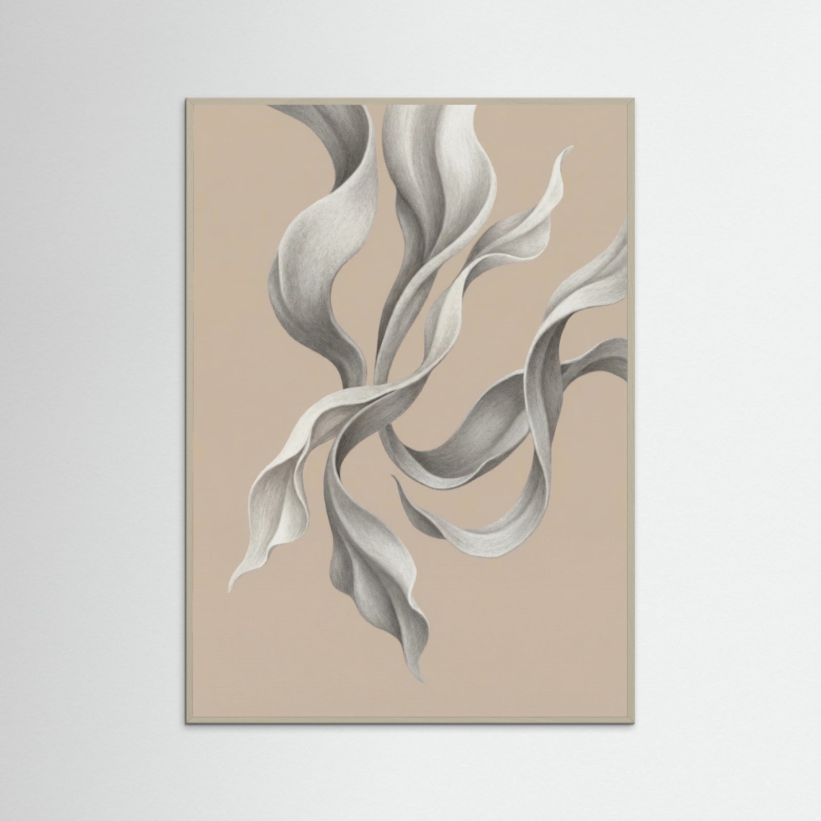 Grey Wood Soft Sculpture