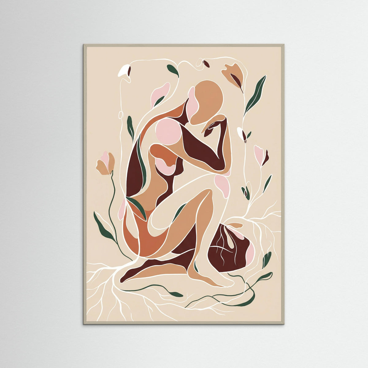 Grey Wood Soulful Embrace