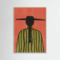 Grey Wood Southwester Woman No.2 Poster