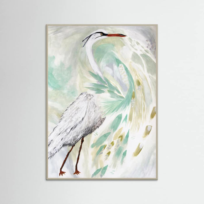 Spring Egret Poster – poster och konsttryck