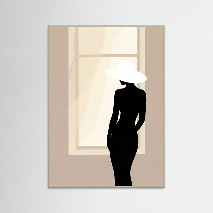 Grey Wood Spring Silhouettes