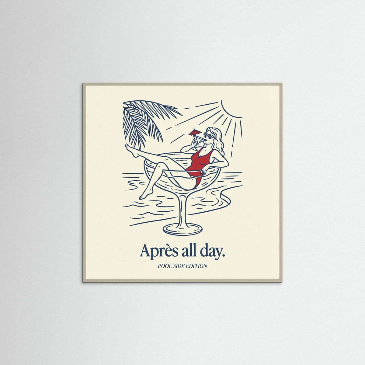 Grey Wood Square Aprs Chic