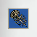Grey Wood Square Coastal Crustacean