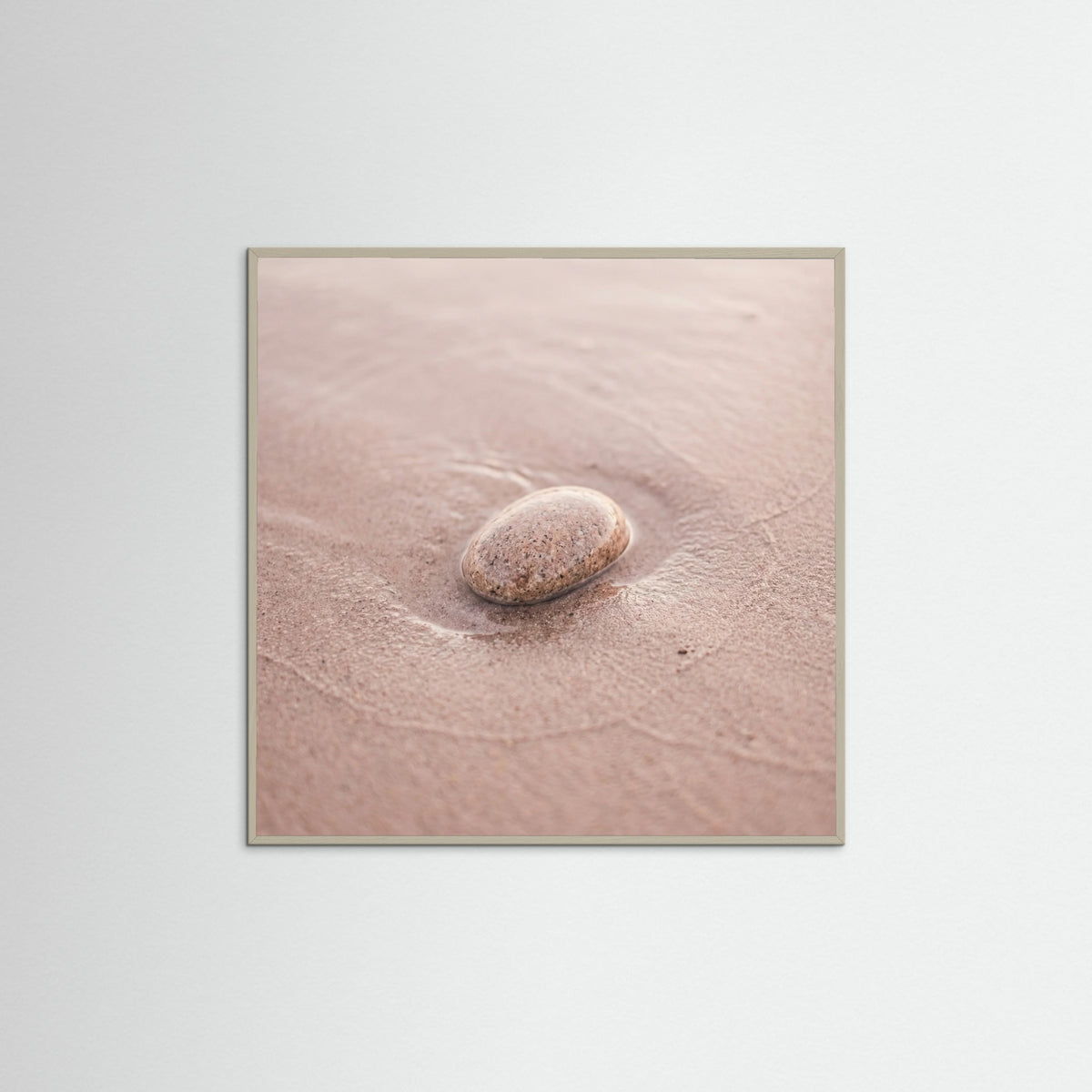 Grey Wood Square Coastal Memory