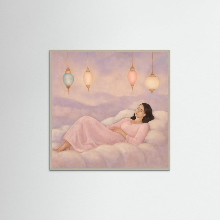 Grey Wood Square Dreamy Repose