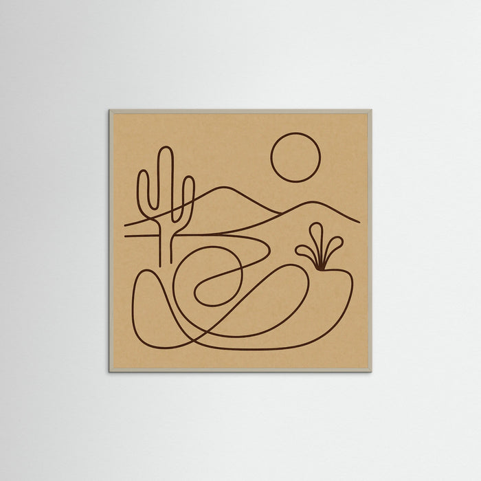 Grey Wood Square Fluid Conversation