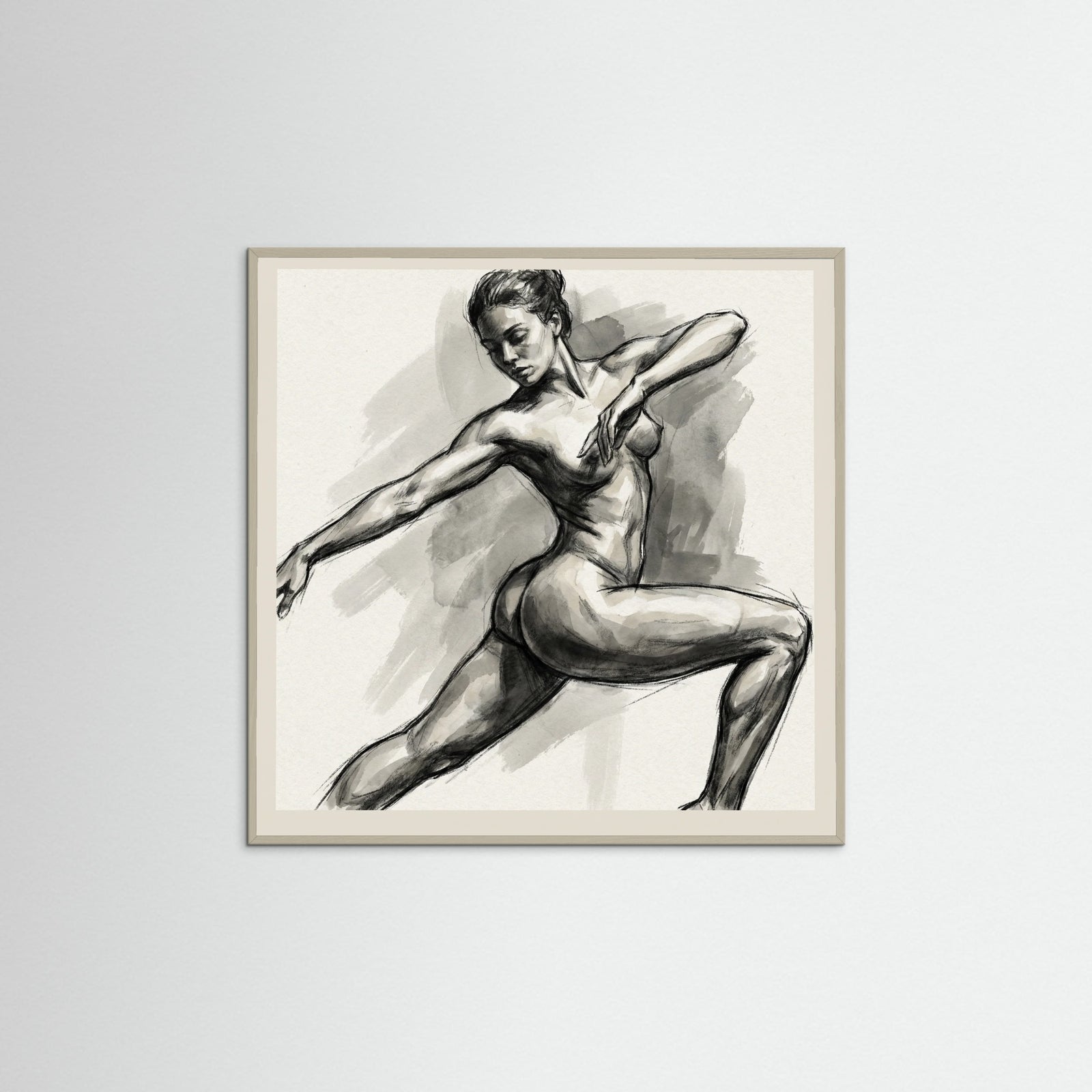 Grey Wood Square Free Feminine Form