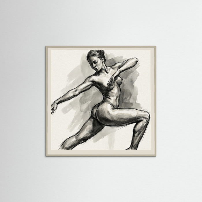 Grey Wood Square Free Feminine Form