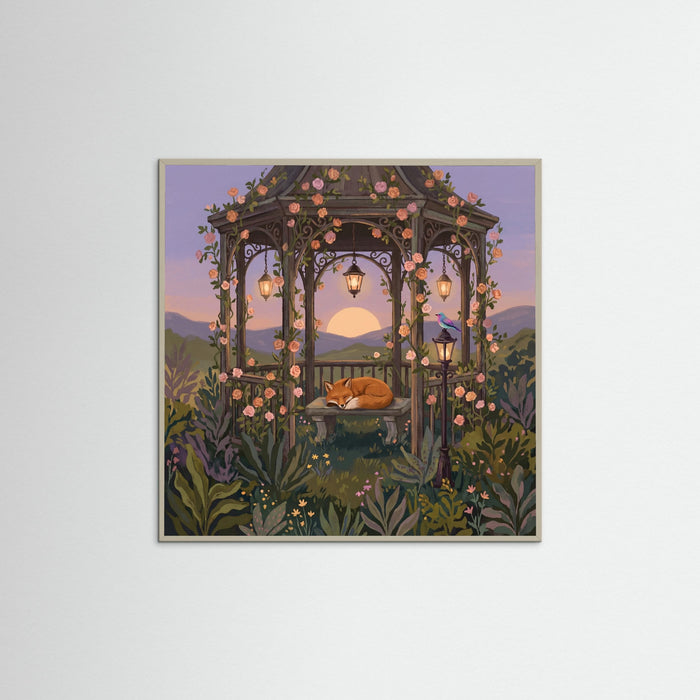 Grey Wood Square Garden Serenity