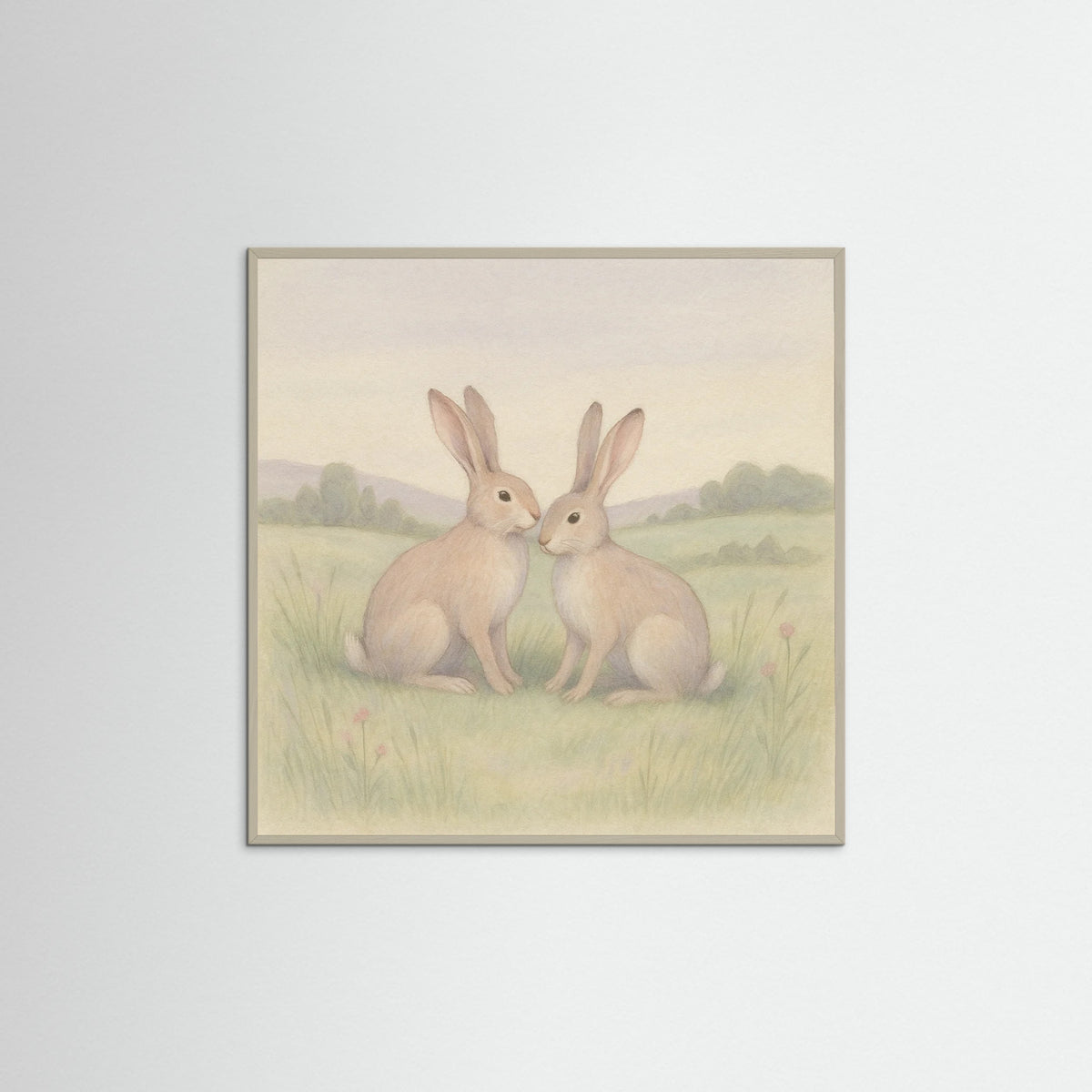 Grey Wood Square Gentle Meadow