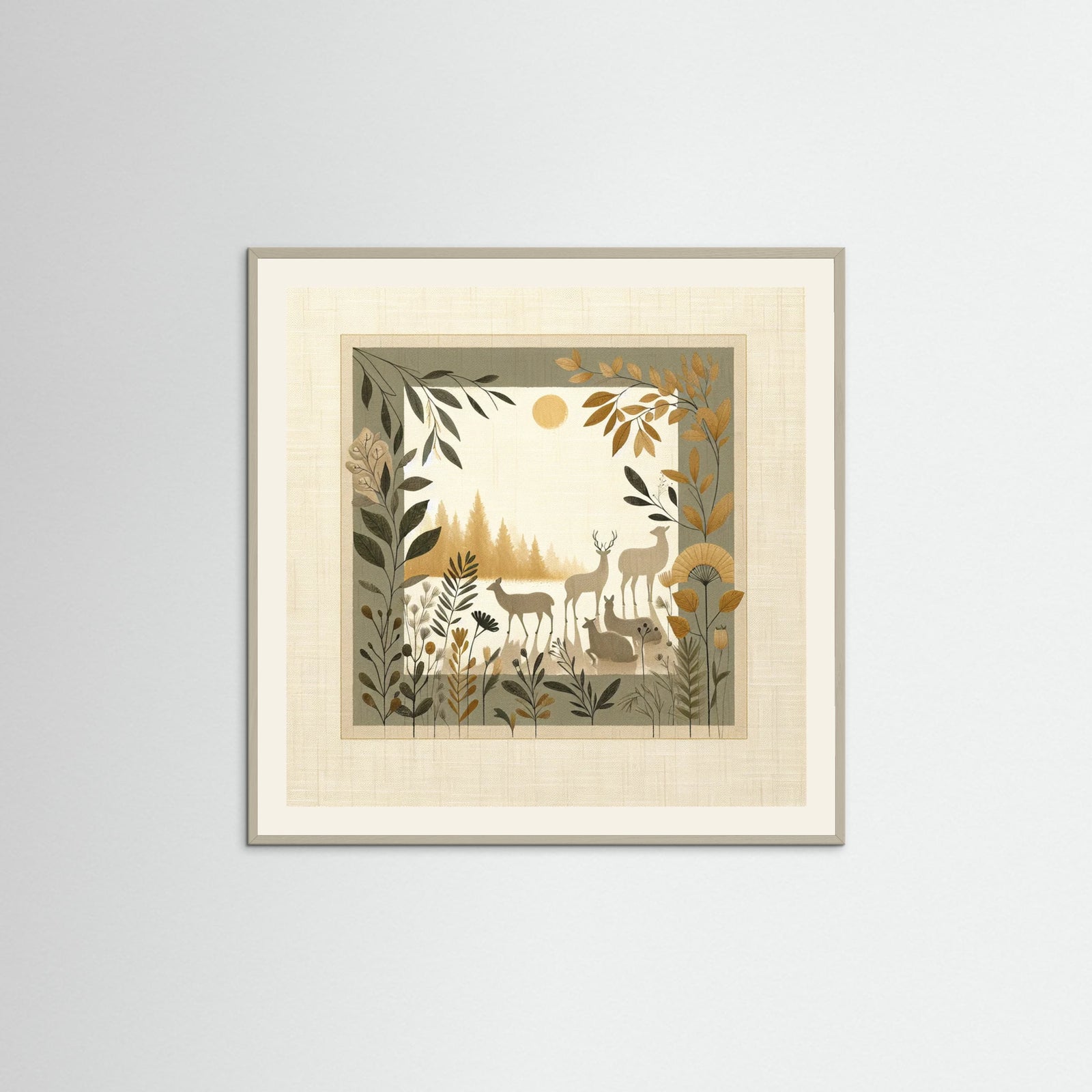 Grey Wood Square Gentle Spirit