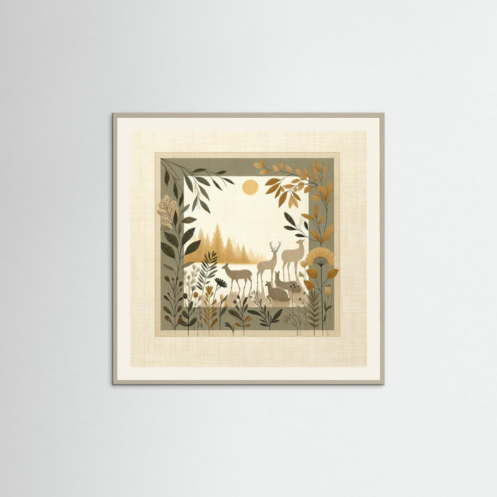 Grey Wood Square Gentle Spirit
