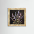 Grey Wood Square Golden Rose Script