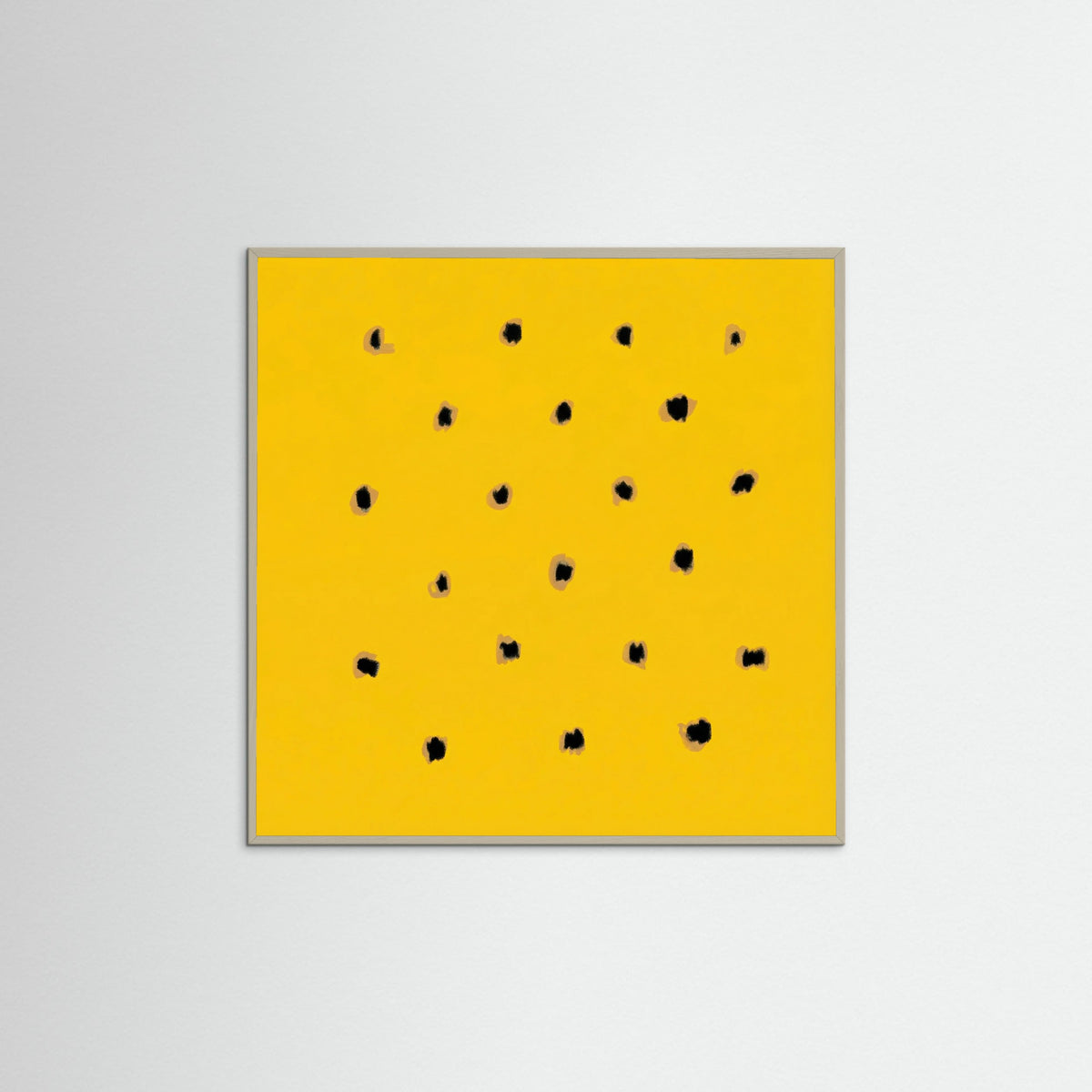 Grey Wood Square Golden Speckles