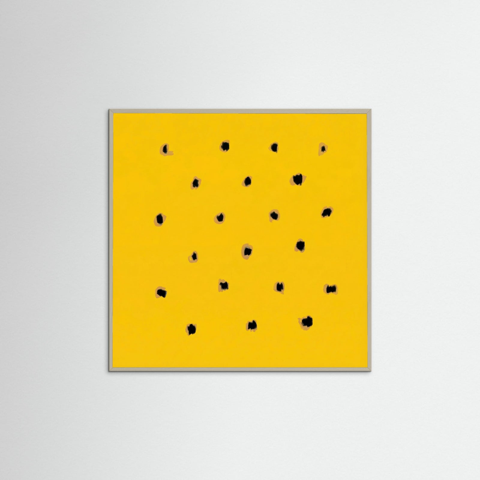 Grey Wood Square Golden Speckles