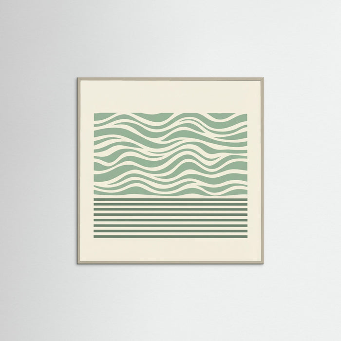 Grey Wood Square Lavender Dualism