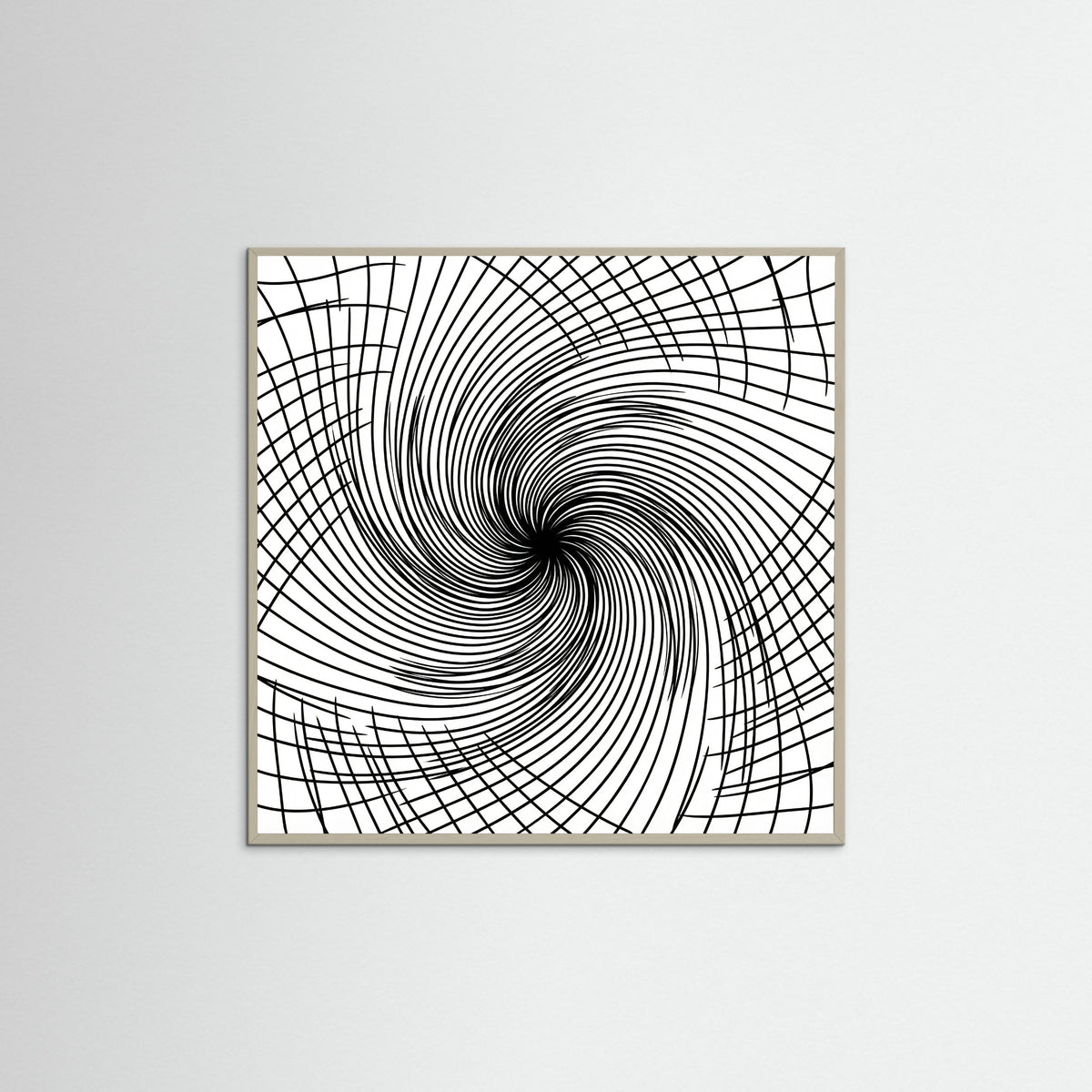Grey Wood Square Rhythmic Grids