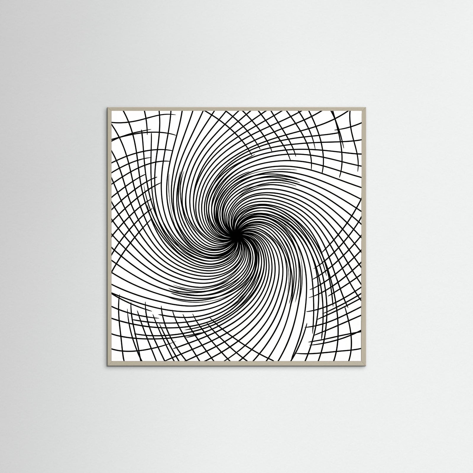 Grey Wood Square Rhythmic Grids