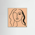 Grey Wood Square Silent Expression