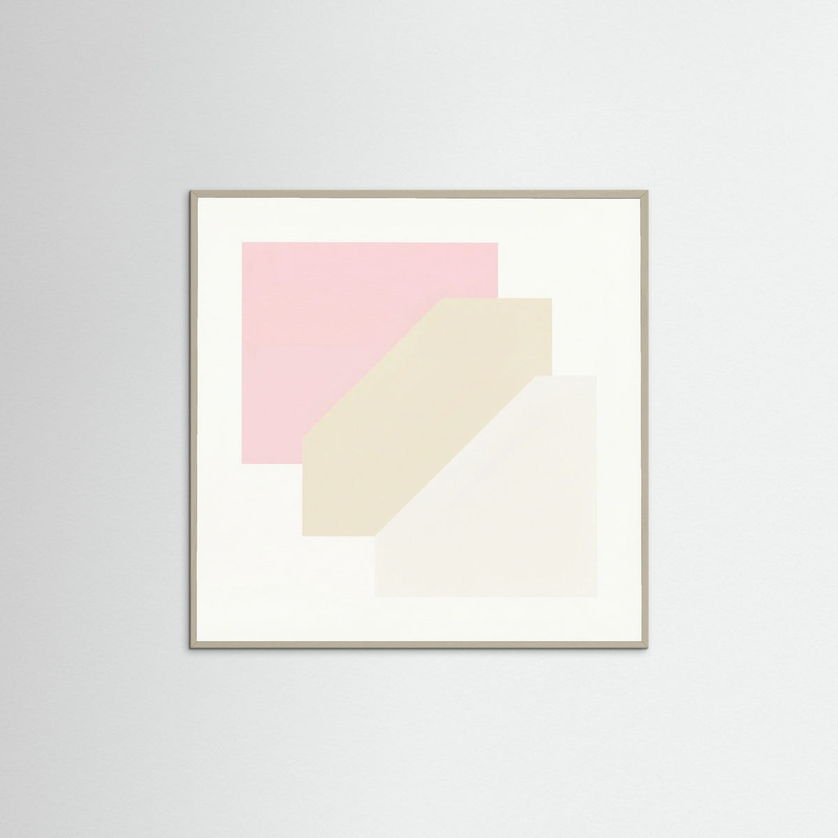 Grey Wood Square Soft Geometry
