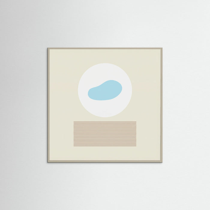 Grey Wood Square Soft Horizons