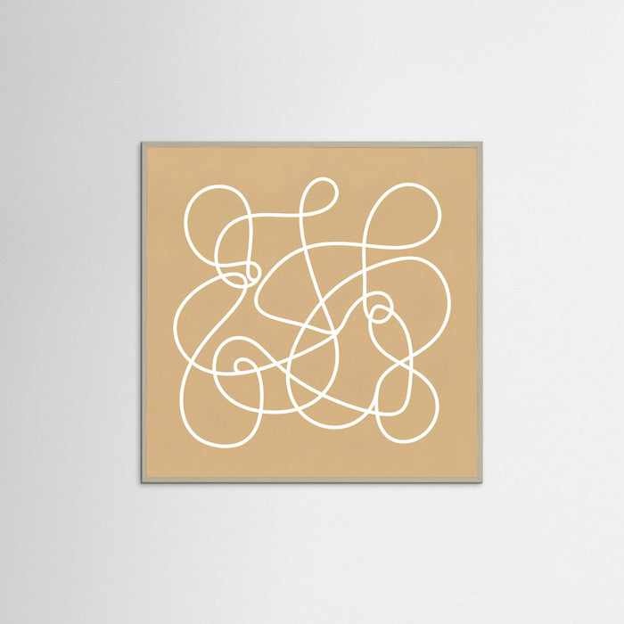 Grey Wood Square Verdant Gesture