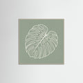 Grey Wood Square Verdant Outline