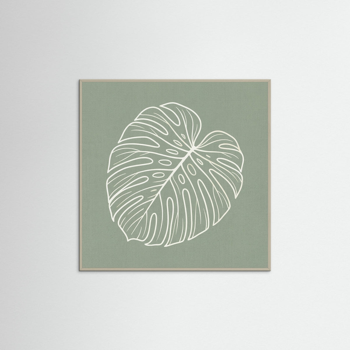 Grey Wood Square Verdant Outline