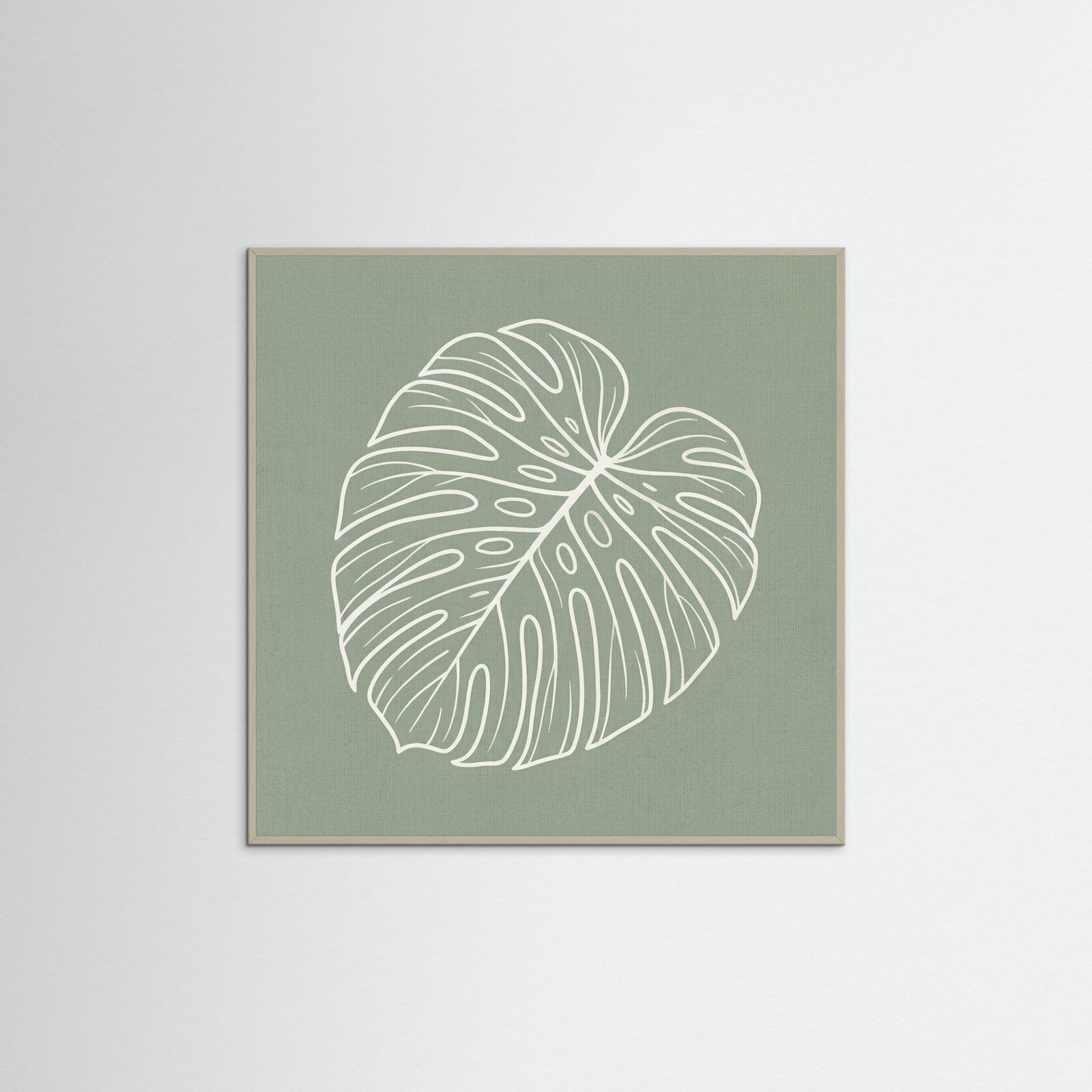 Grey Wood Square Verdant Outline