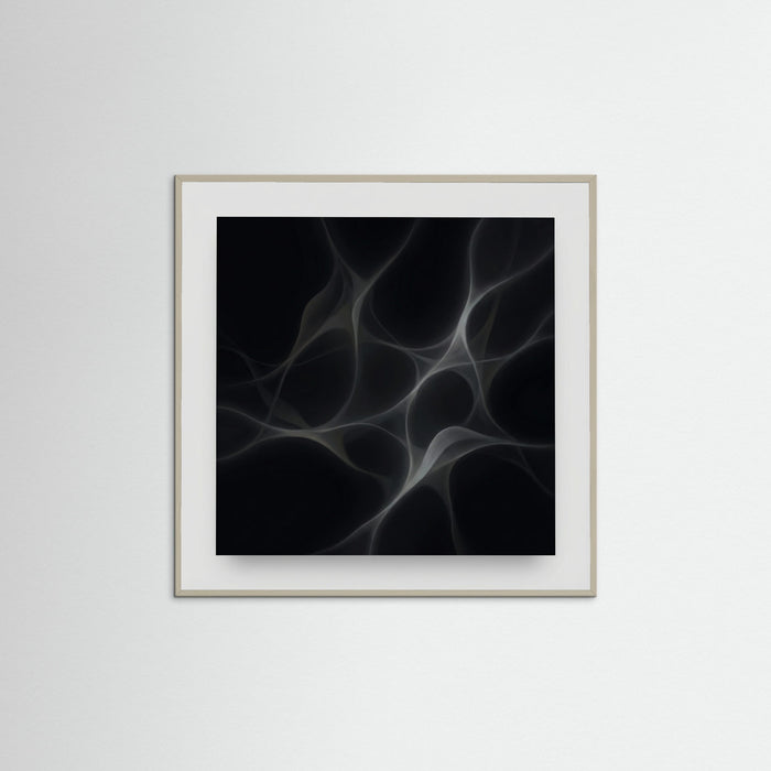 Grey Wood Square Whispering Forms