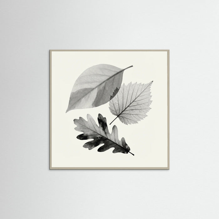Grey Wood Square Whispering Petals