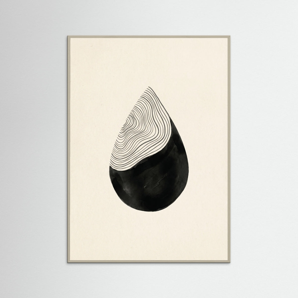 Grey Wood Stacked Crescents