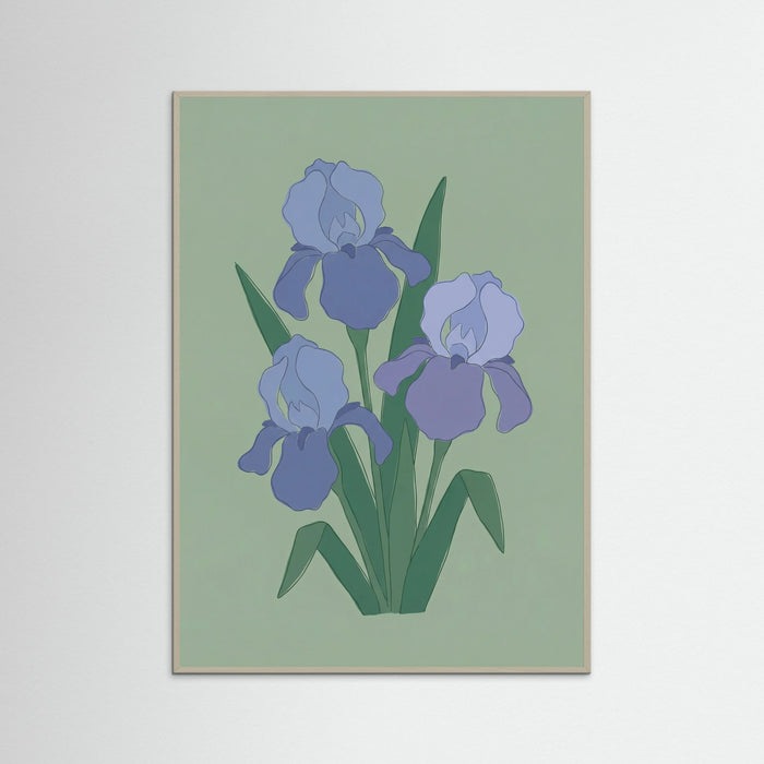 Grey Wood Still Life Lilies