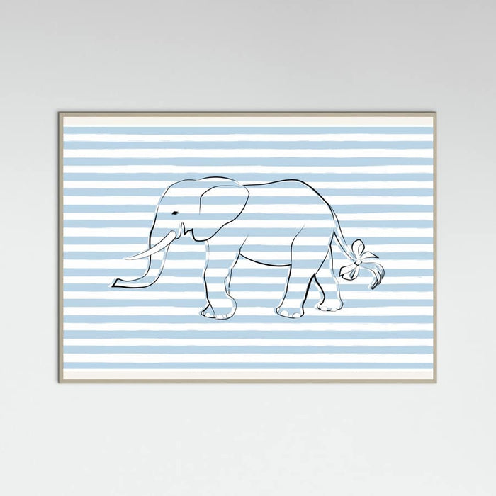 Poster Stripe Elephant – poster e stampa artistica