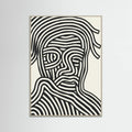 Stripe Portrait Poster – poster and art print
