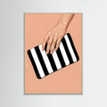 Grey Wood Striped Chic