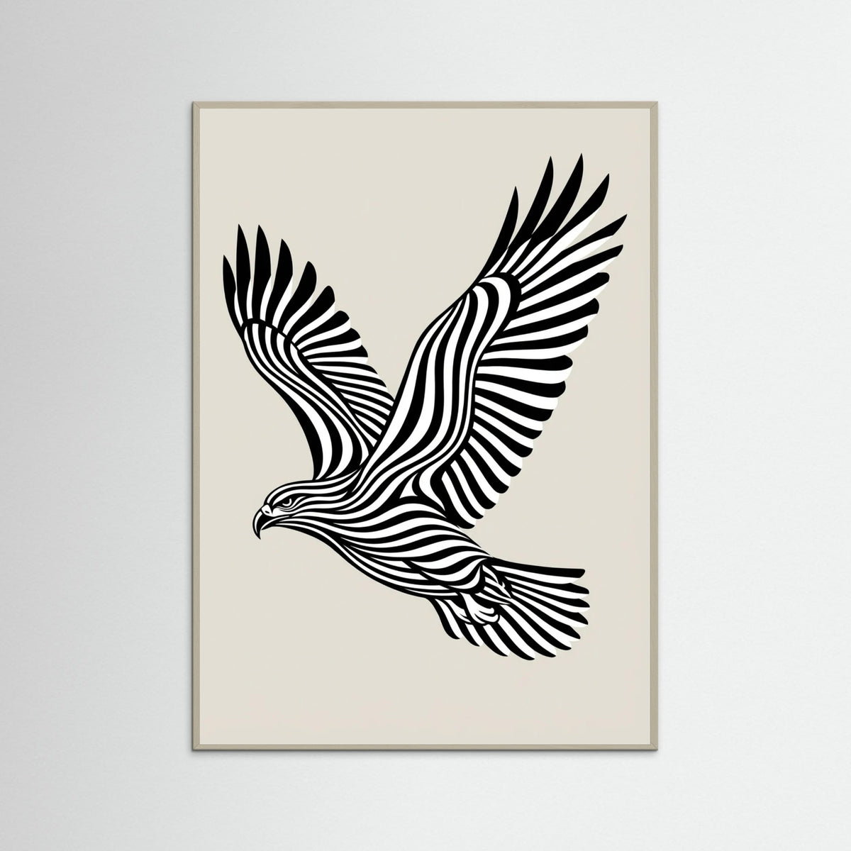 Grey Wood Striped Contour