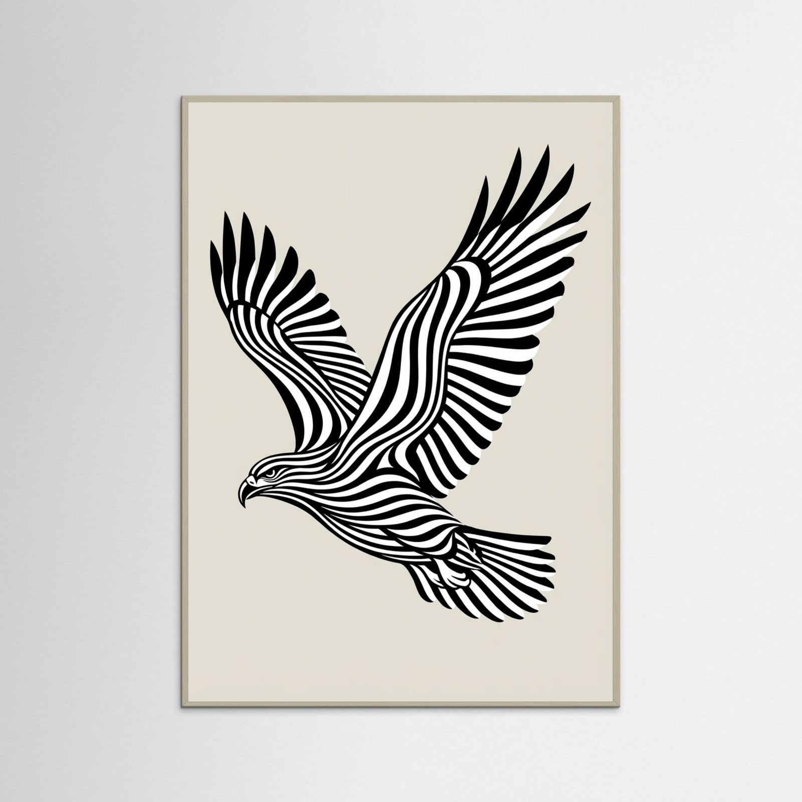 Grey Wood Striped Contour