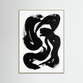 Grey Wood Striped Form Black