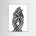 Grey Wood Striped Form