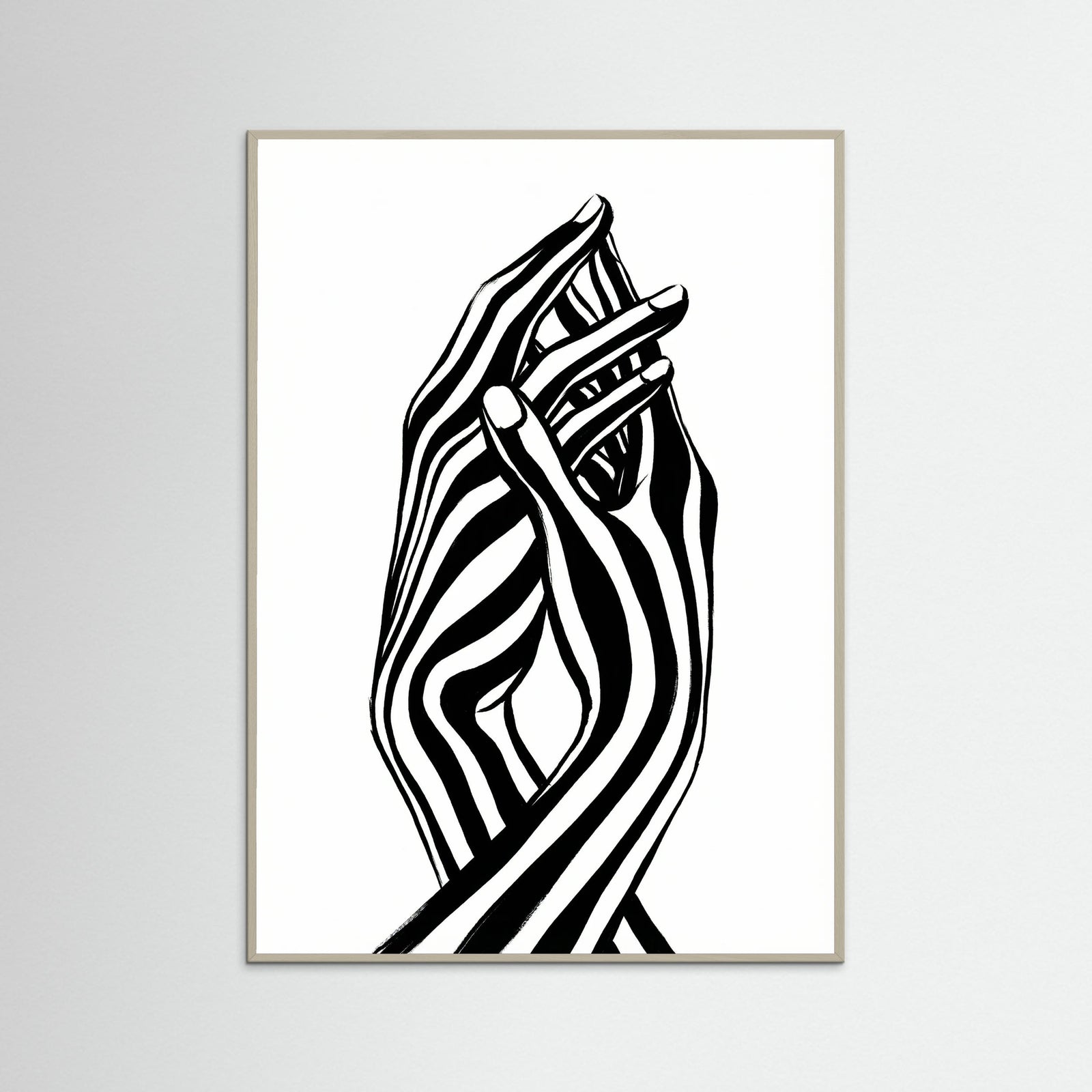 Grey Wood Striped Form