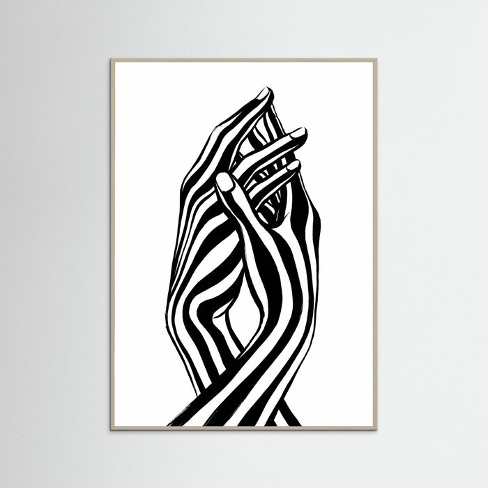 Grey Wood Striped Form