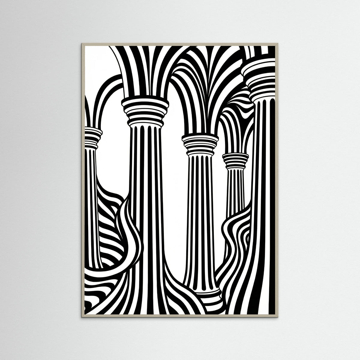 Grey Wood Striped Grace