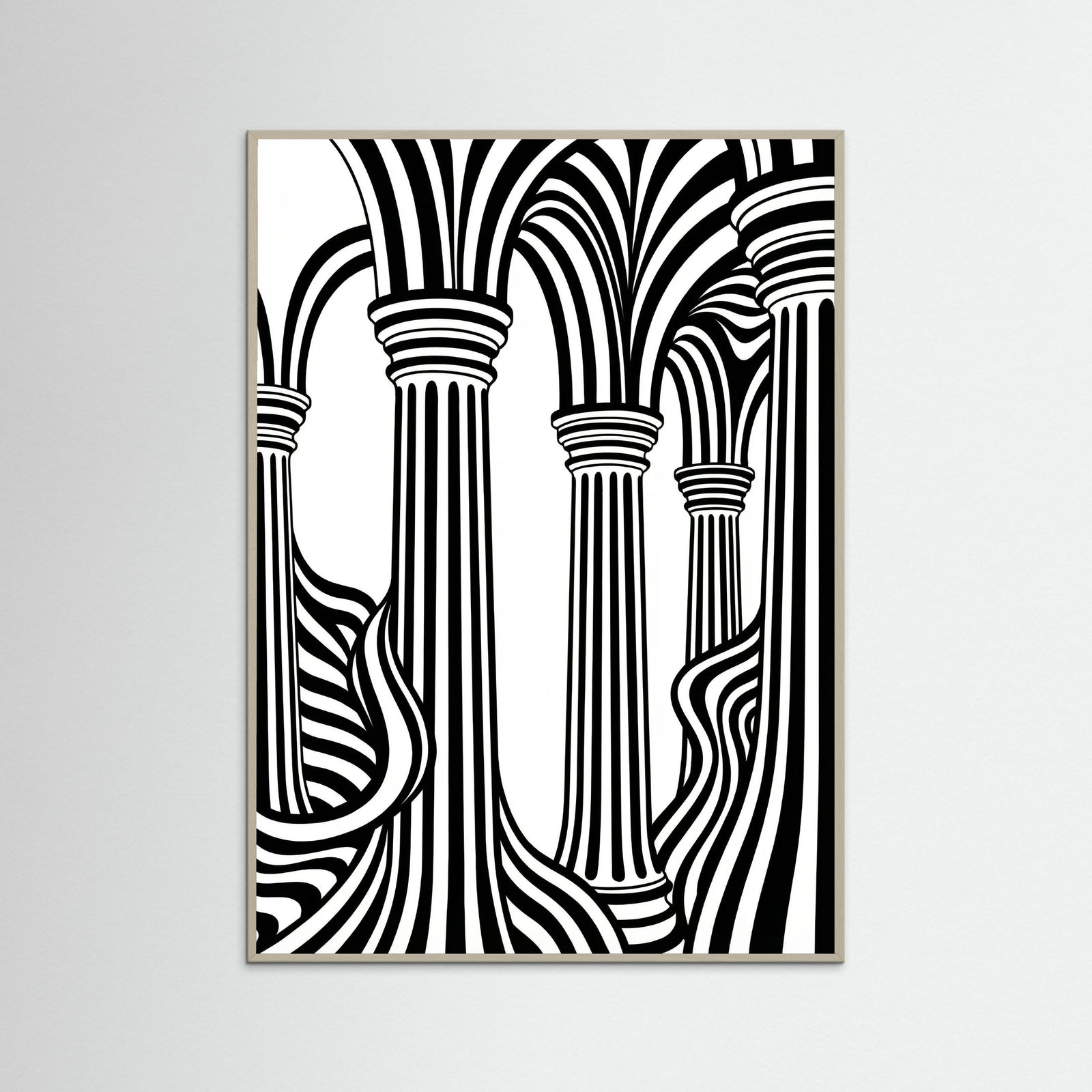 Grey Wood Striped Grace