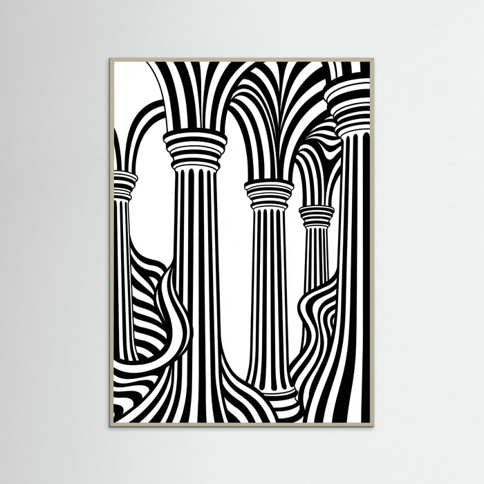 Grey Wood Striped Grace