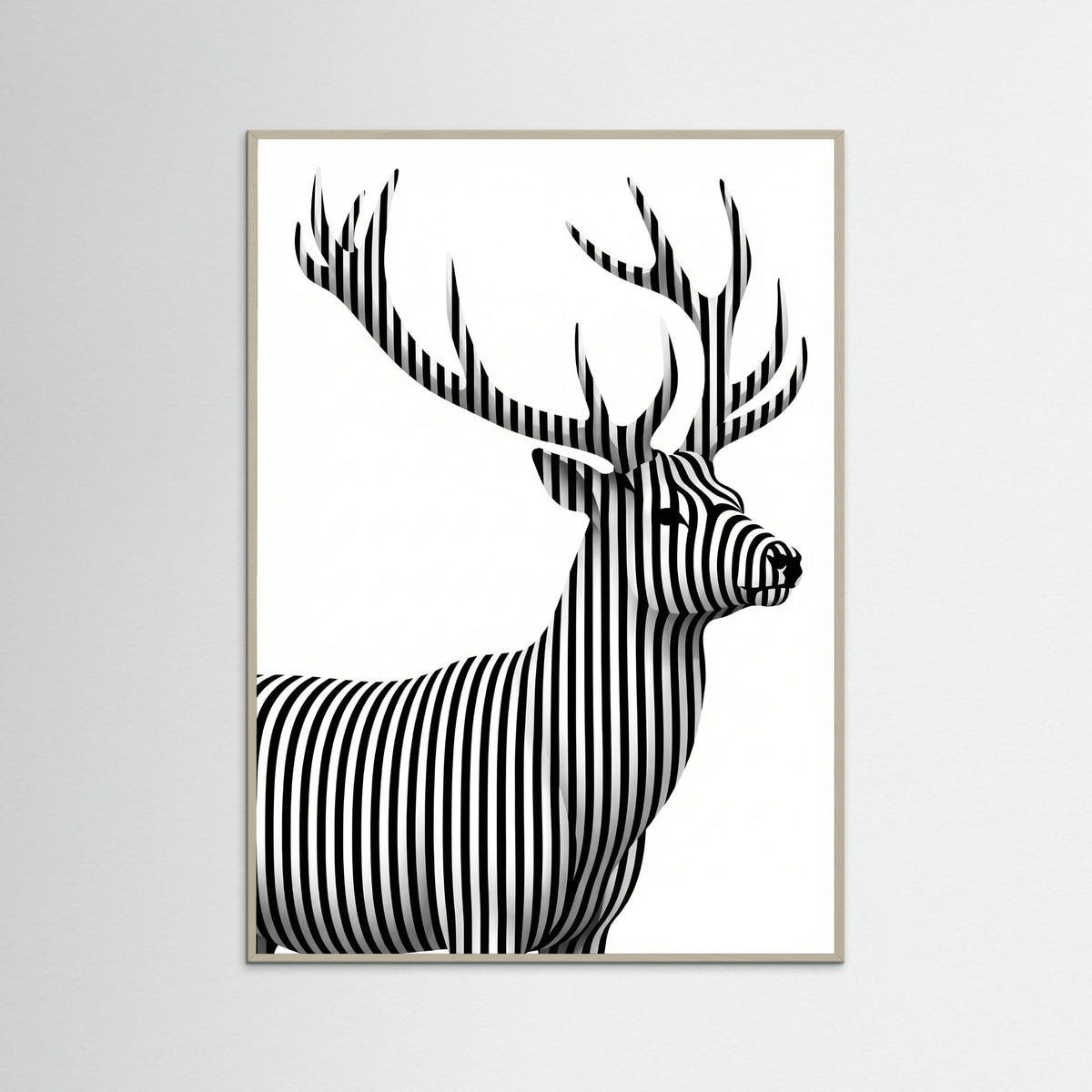 Grey Wood Striped Muse