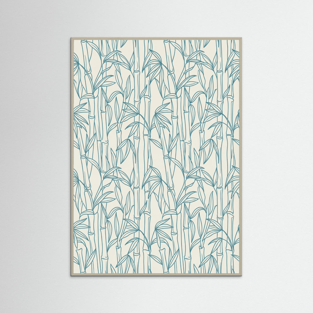 Grey Wood Stylized Ocean Pattern