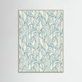 Grey Wood Stylized Ocean Pattern
