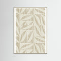 Grey Wood Subtle Botanical Pattern 2 Poster