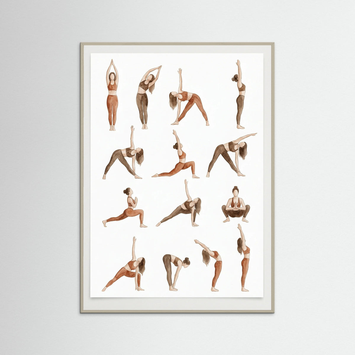 Grey Wood Sun Salutation Flow